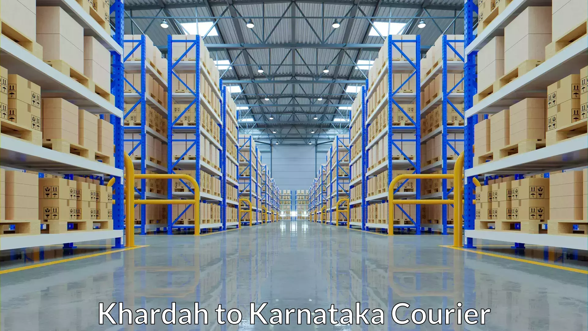 Full-service courier options Khardah to Virajpet