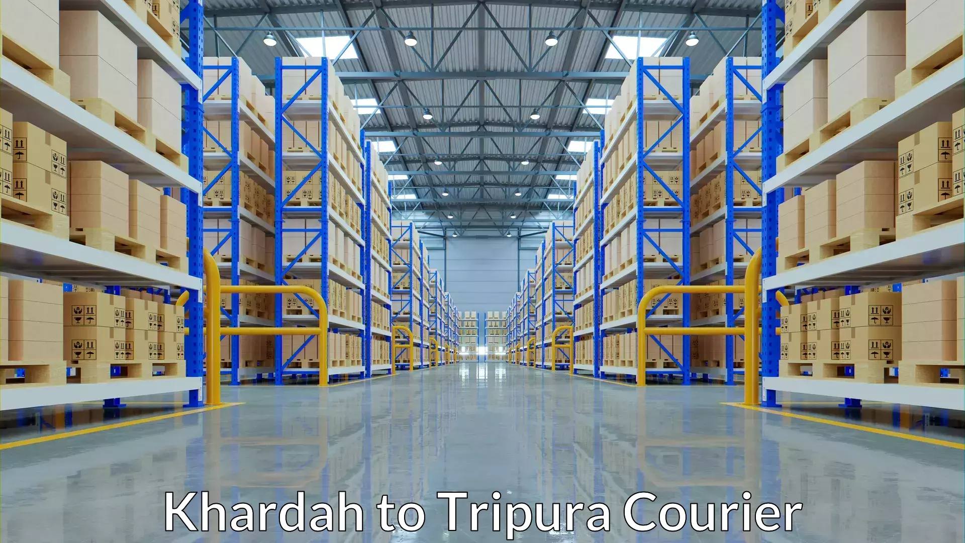 Quick parcel dispatch Khardah to Tripura