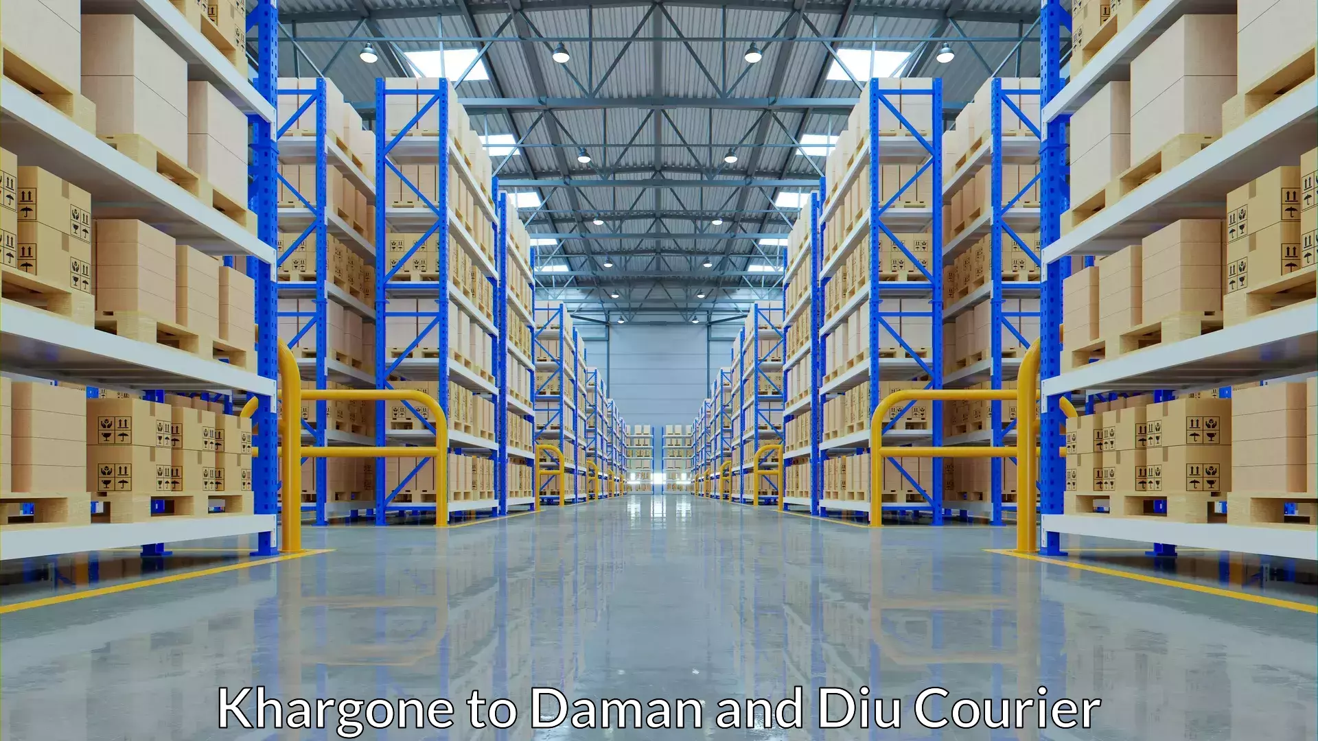 Lightweight parcel options Khargone to Diu