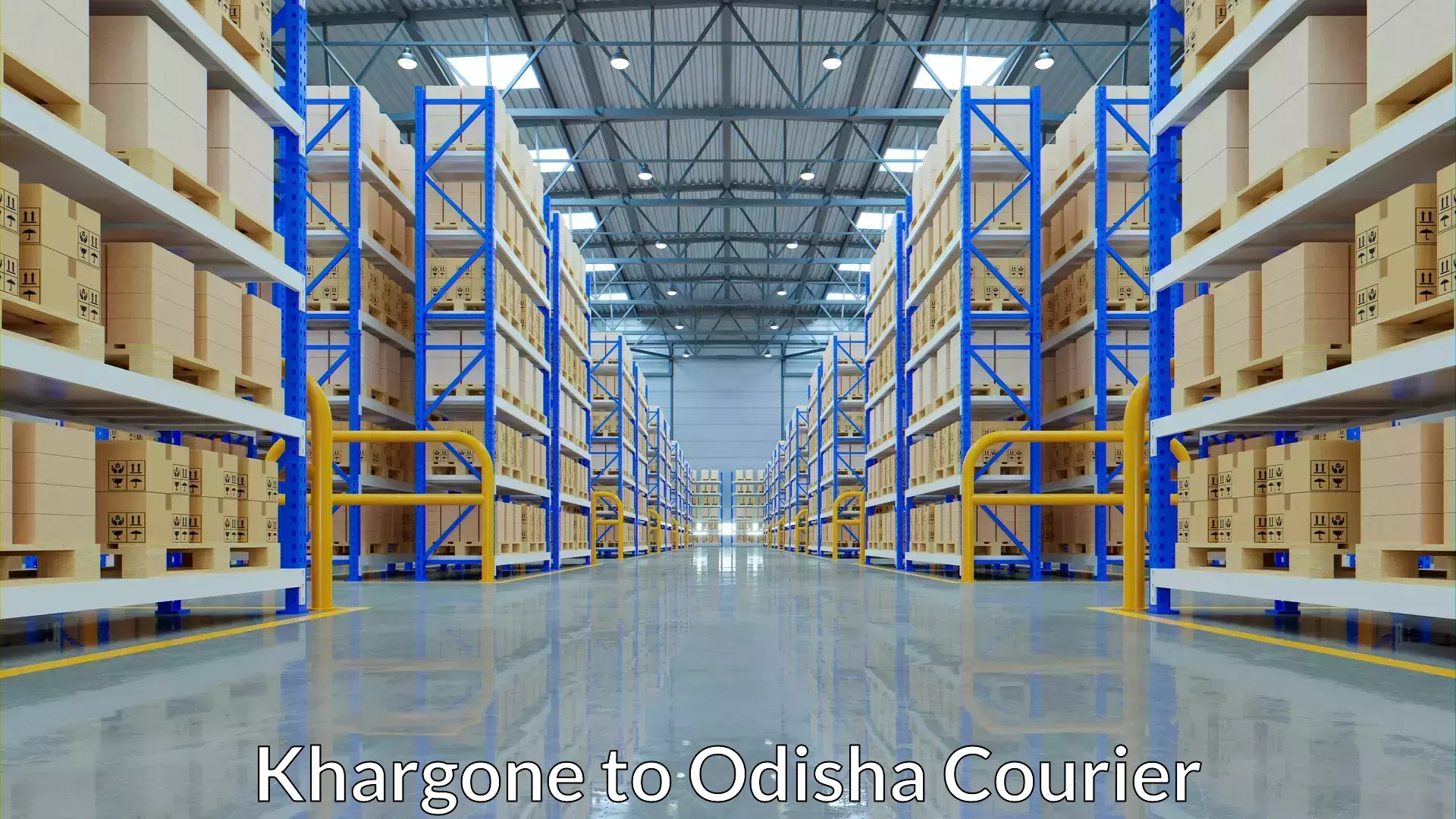 Sustainable courier practices Khargone to Odisha