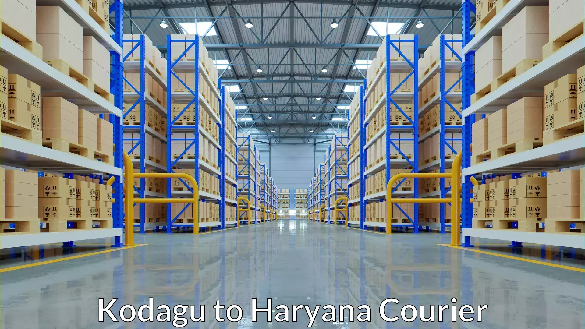 Express courier facilities in Kodagu to Gurugram