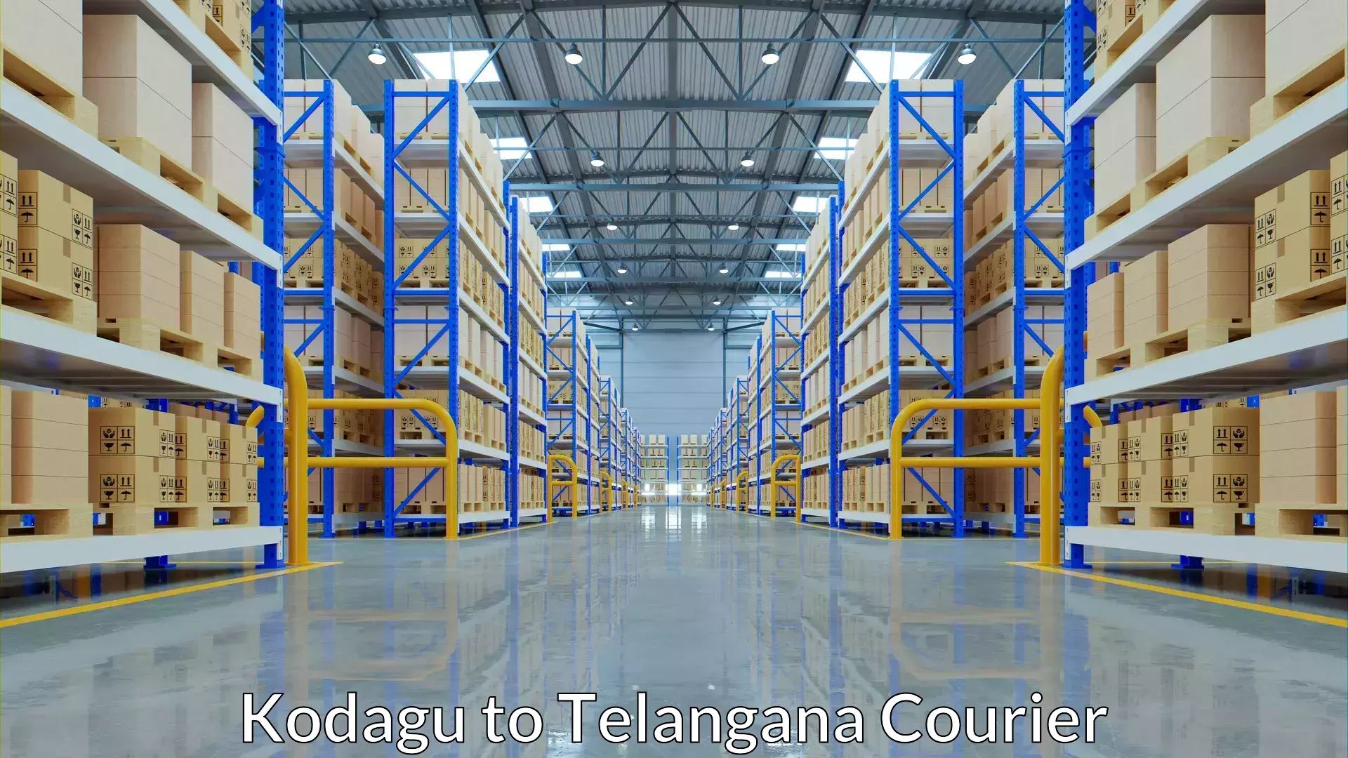 Courier tracking online in Kodagu to Telangana