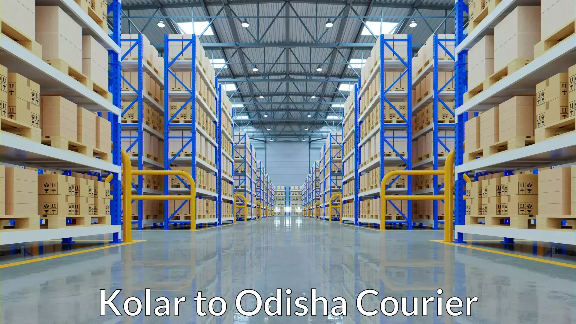 Bulk courier orders Kolar to Odisha