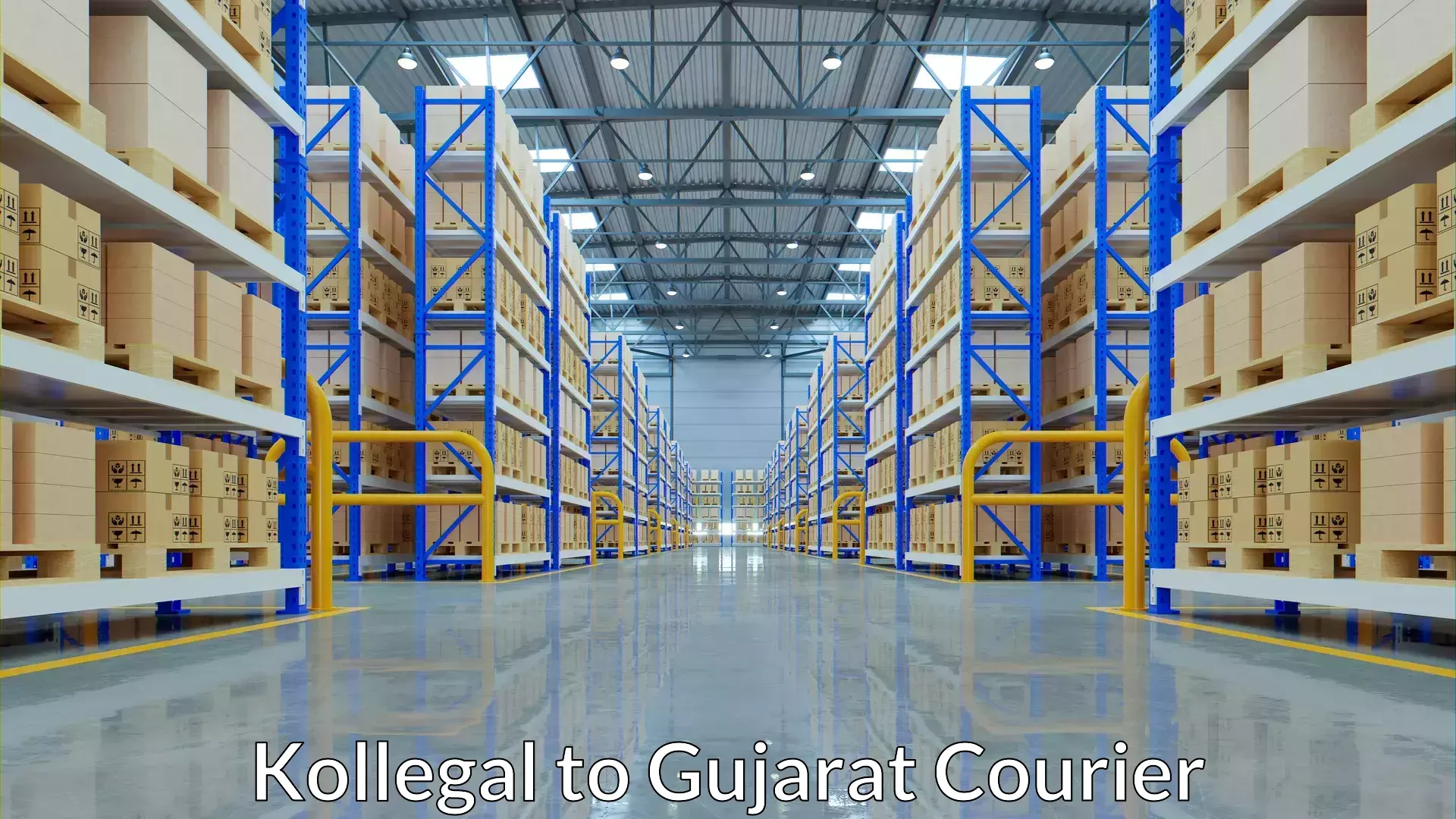 High value parcel delivery Kollegal to Gandhinagar