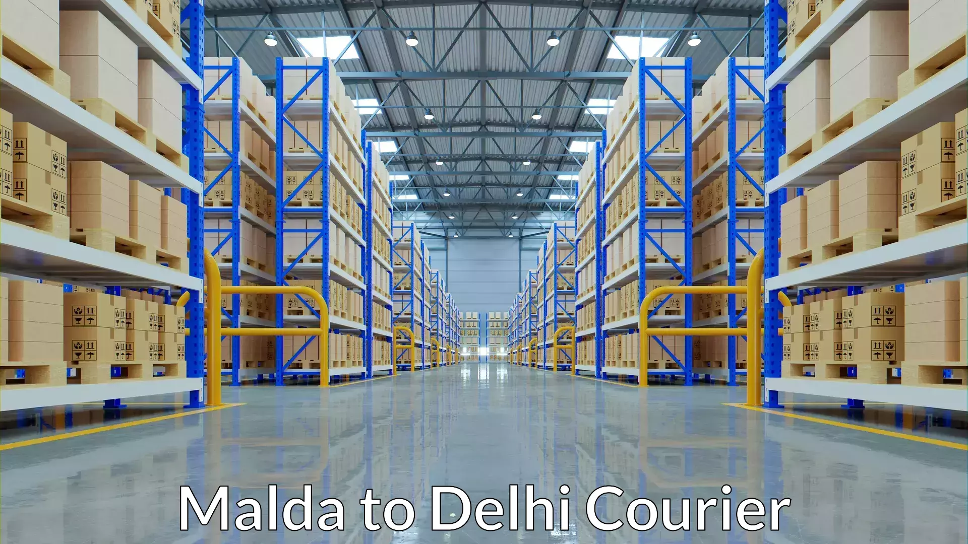 Courier service comparison Malda to Krishna Nagar