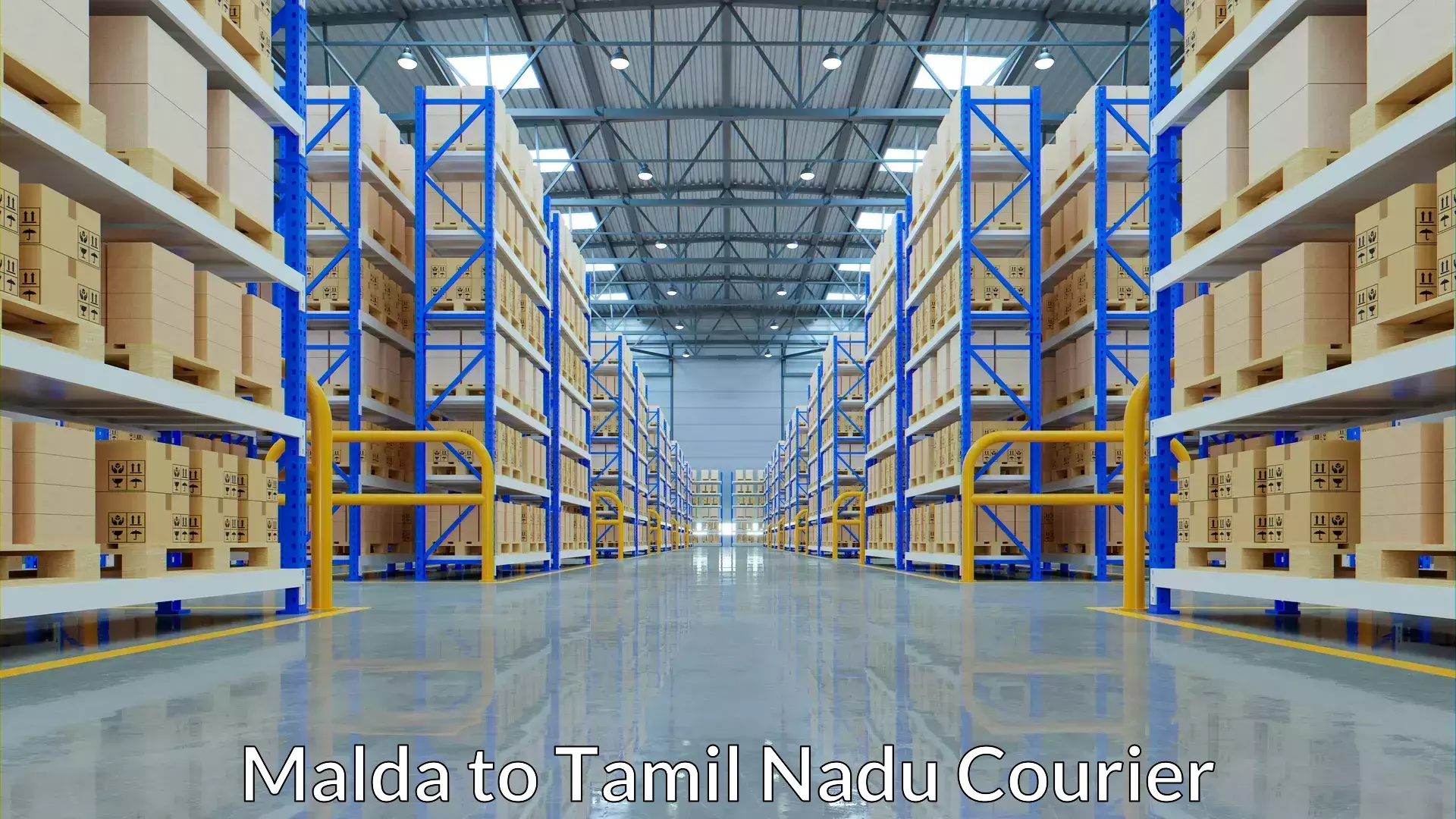 Optimized courier strategies Malda to Vadipatti