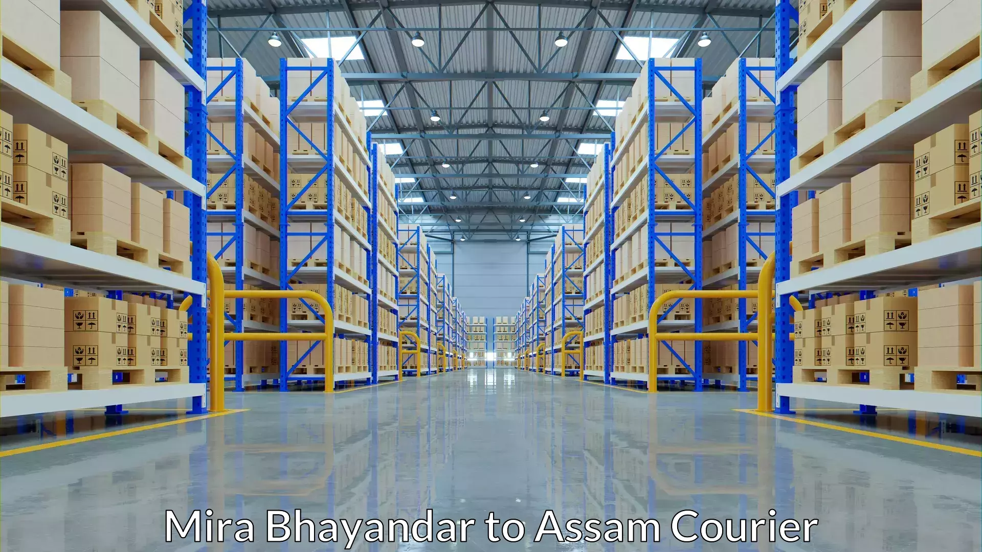 24/7 courier service Mira Bhayandar to Assam