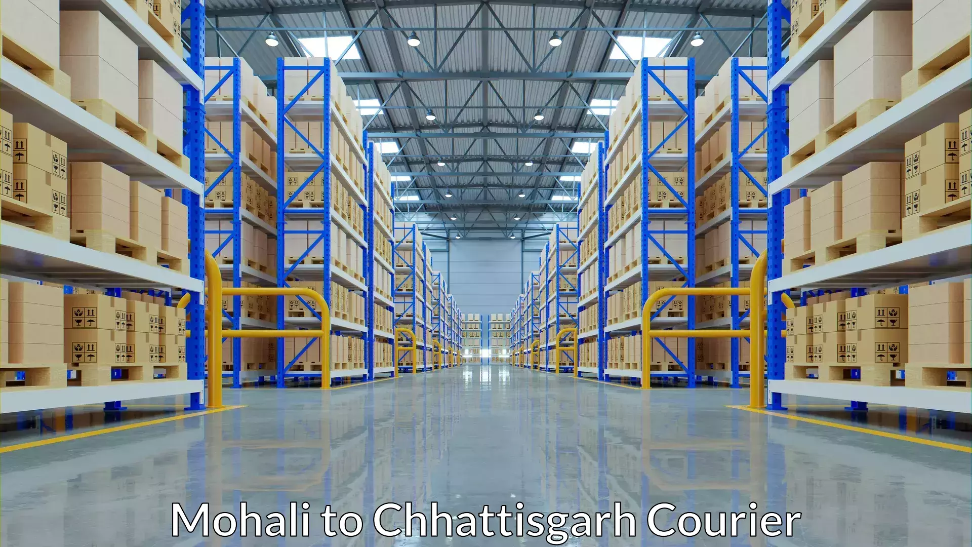 Nationwide courier service in Mohali to Dongargarh