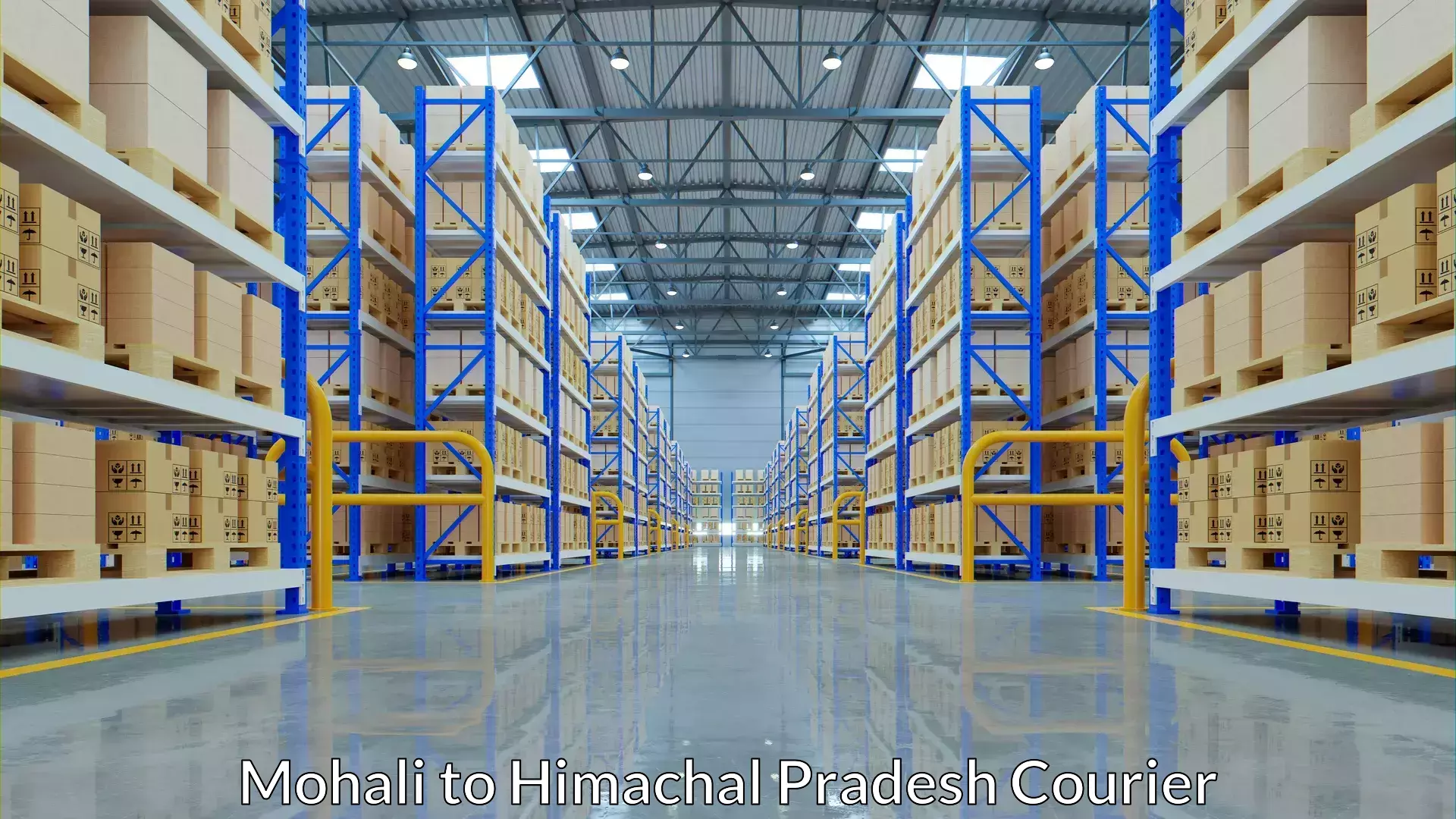 Online shipping calculator in Mohali to Palampur