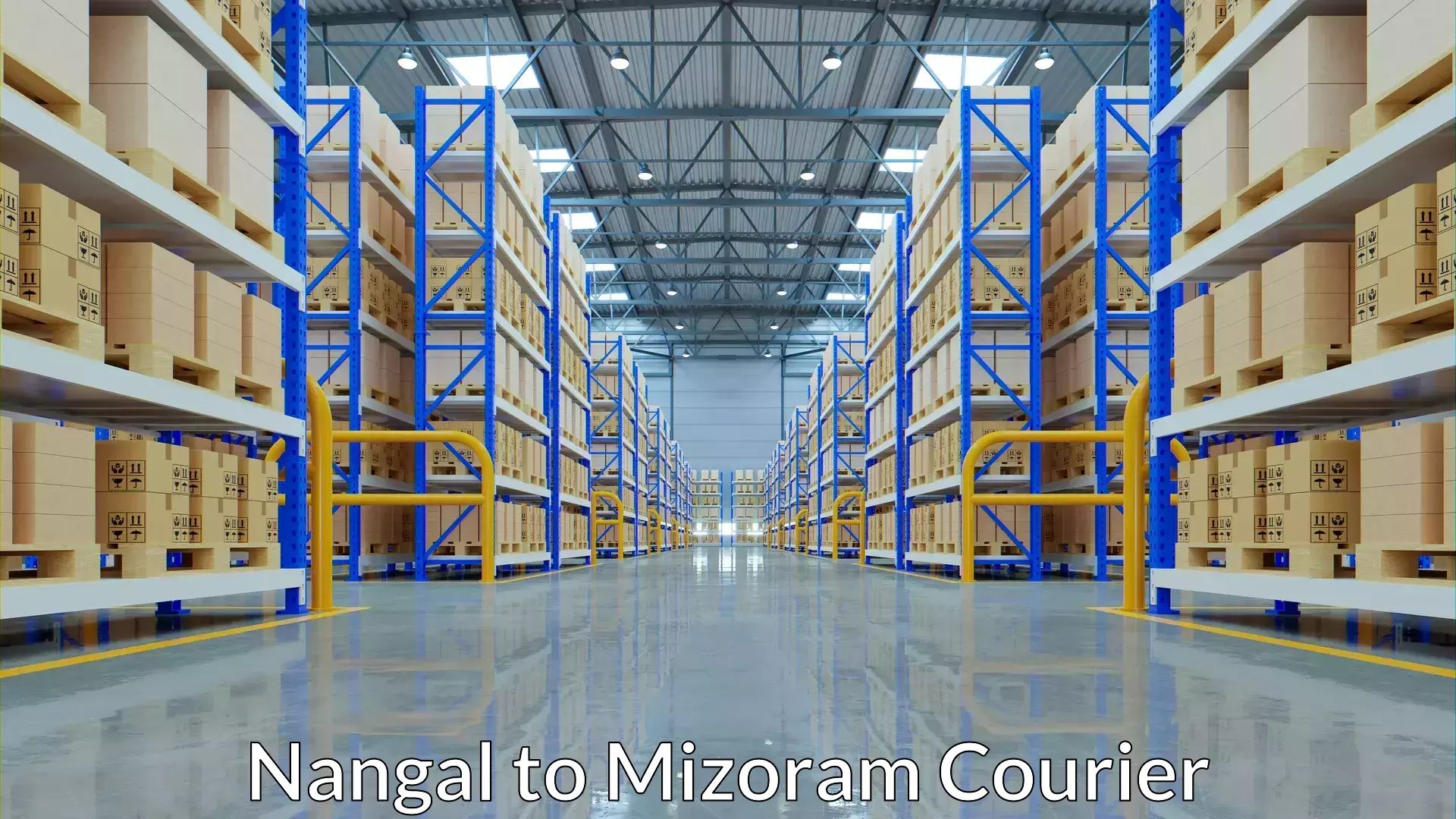 Multi-package shipping Nangal to Aizawl