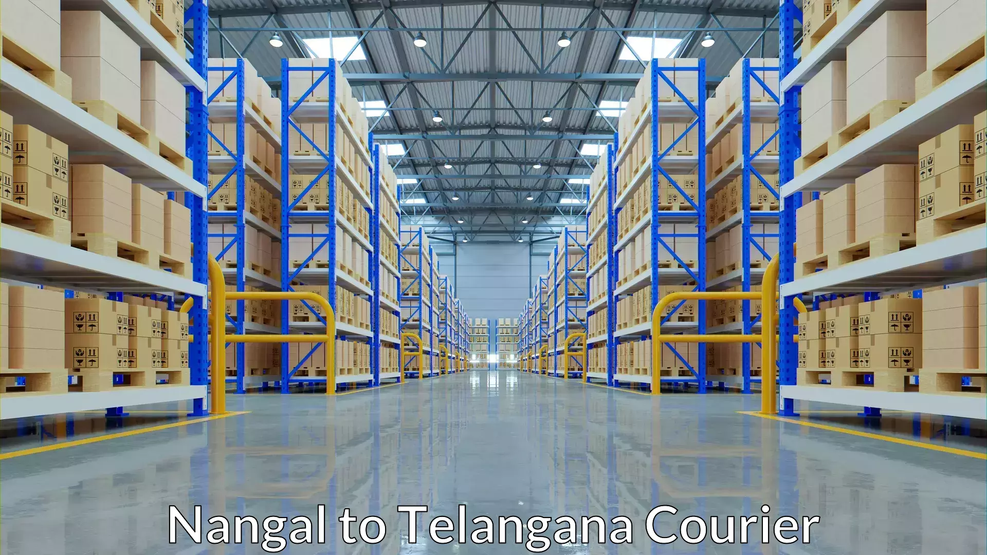 Local courier options Nangal to Hanamkonda