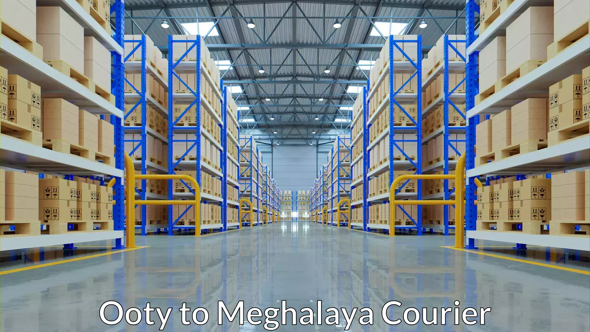 Return courier service Ooty to Meghalaya