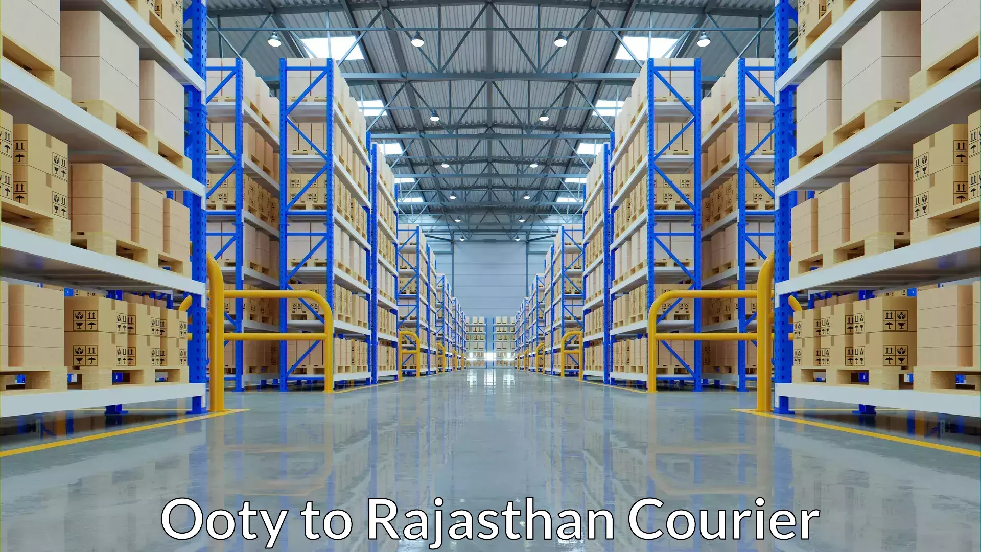 Premium courier solutions Ooty to Danta Ramgarh