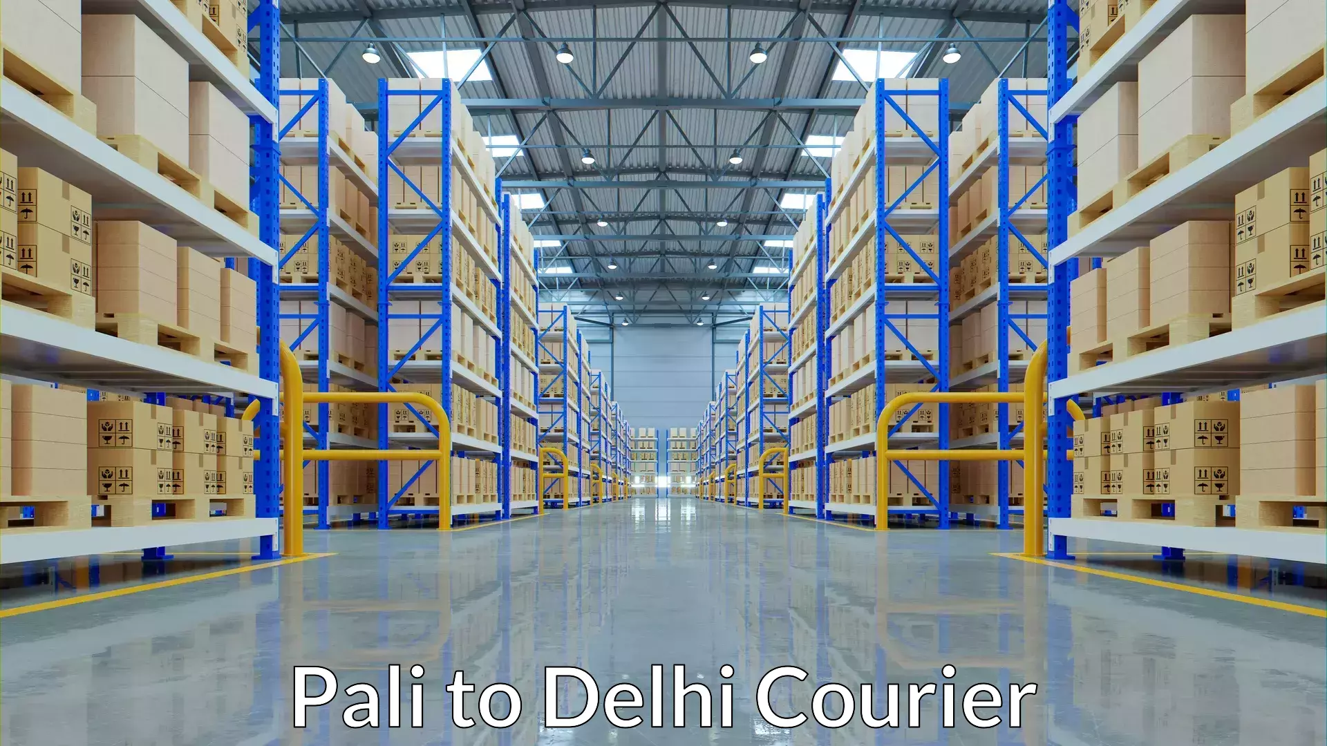 Next-day freight services Pali to Delhi