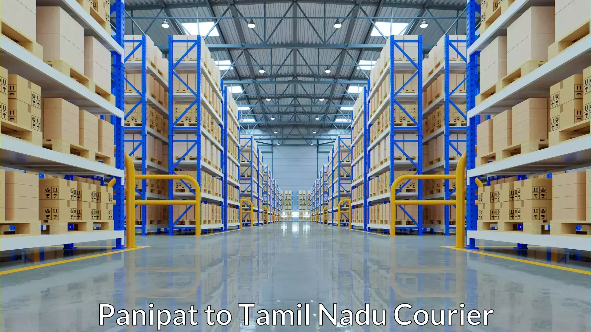 Return courier service Panipat to Tirunelveli