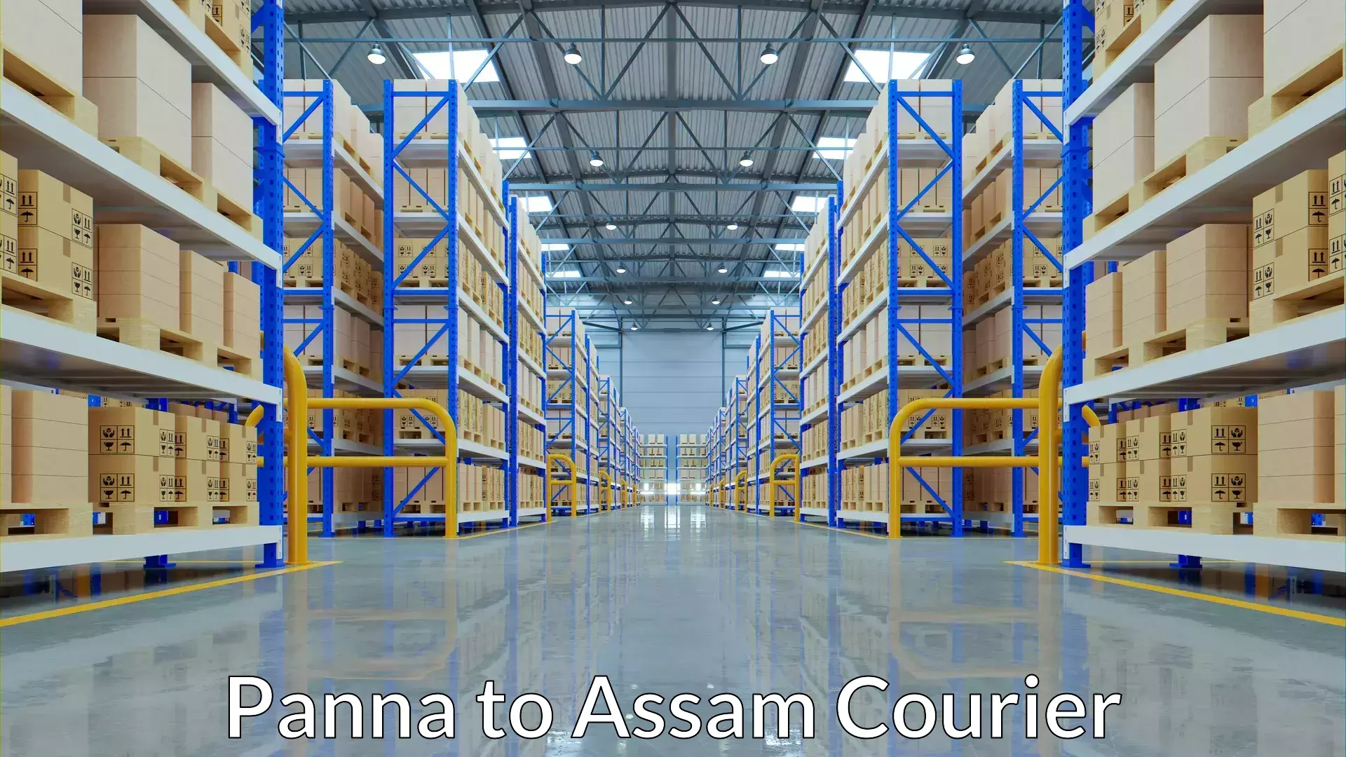 Affordable logistics services Panna to Lumding