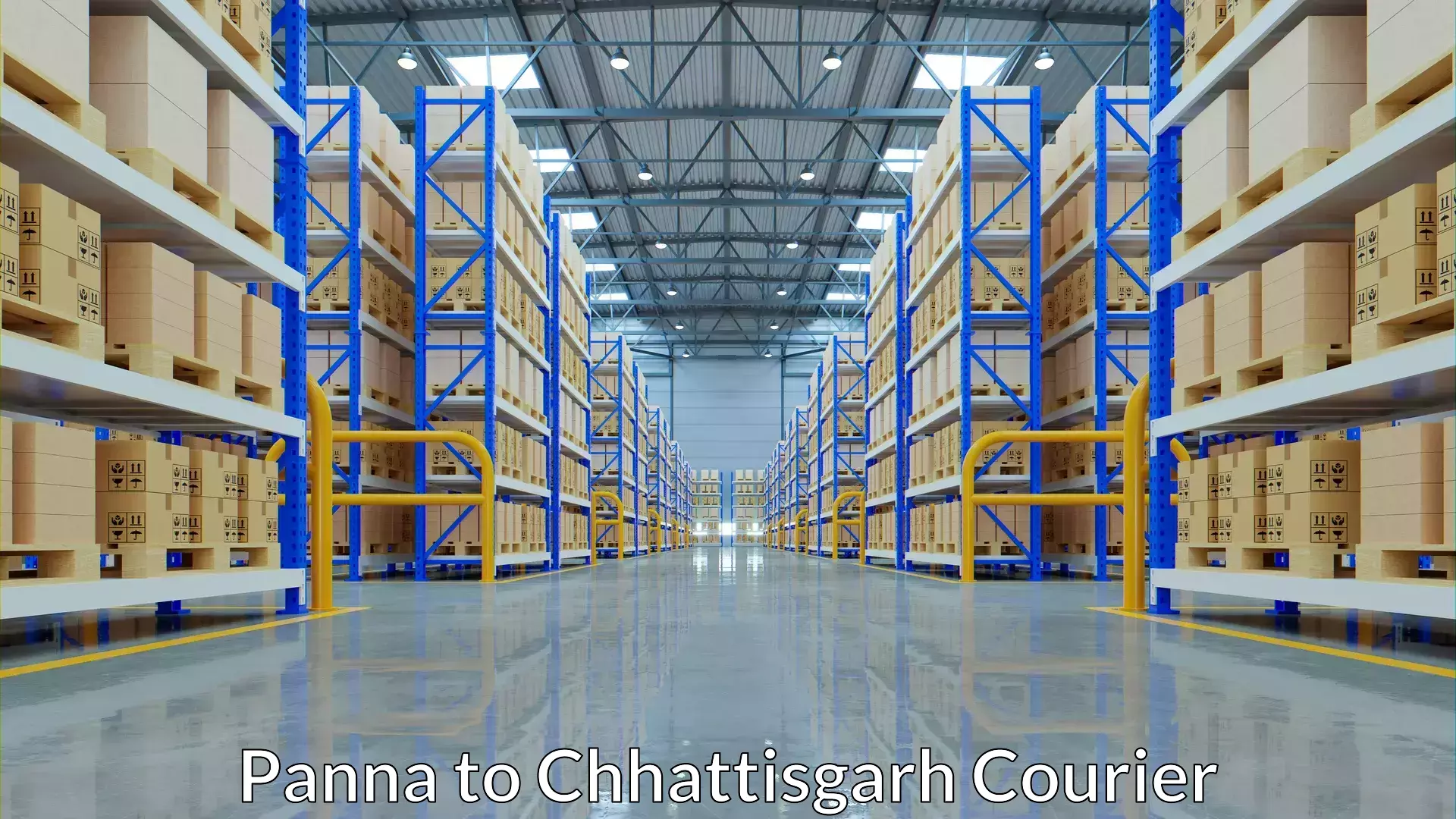 Cost-effective courier options Panna to Mandhar