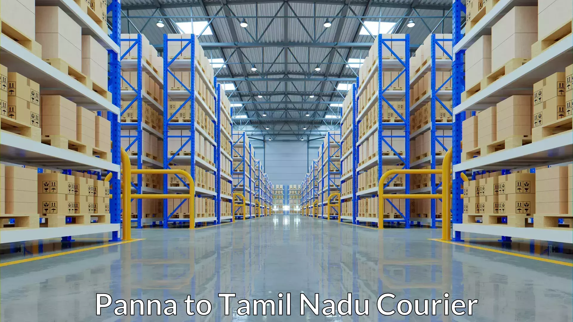 Door-to-door freight service Panna to IIIT Tiruchirappalli