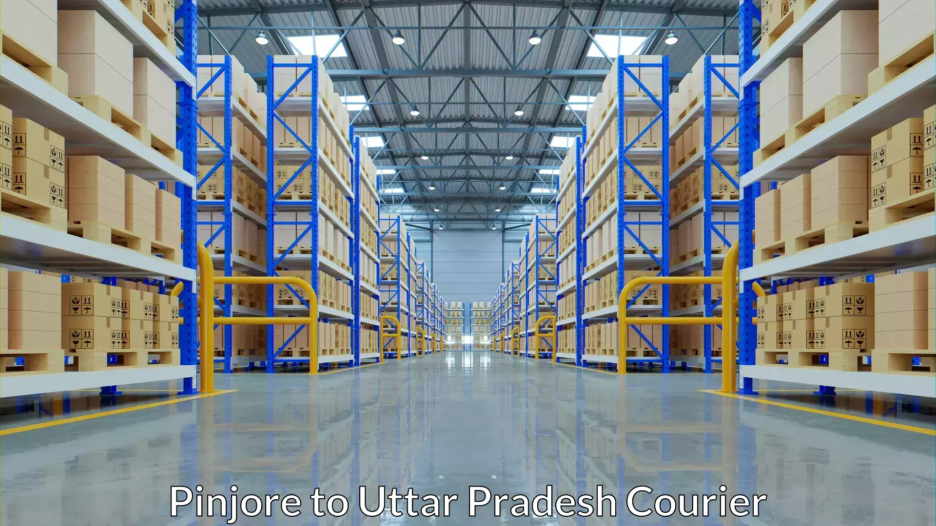 Reliable courier service Pinjore to Uttar Pradesh