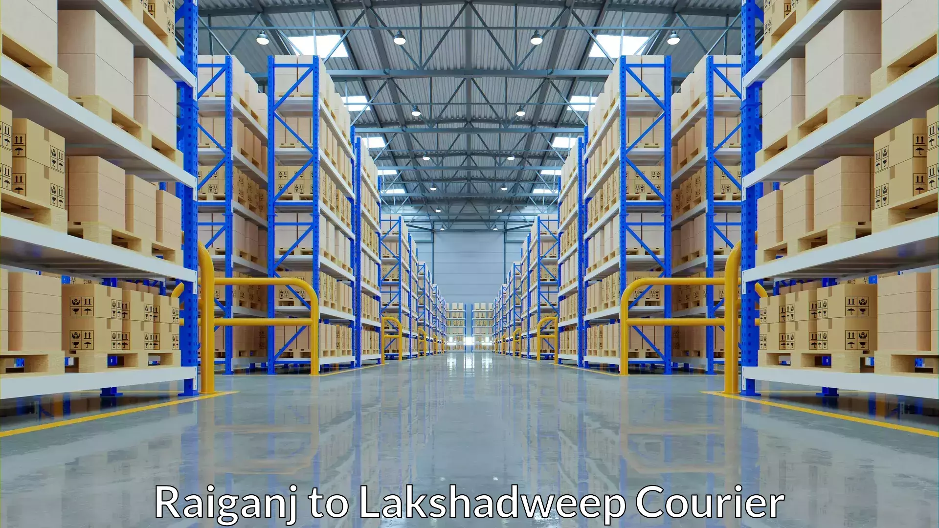 Courier app Raiganj to Lakshadweep