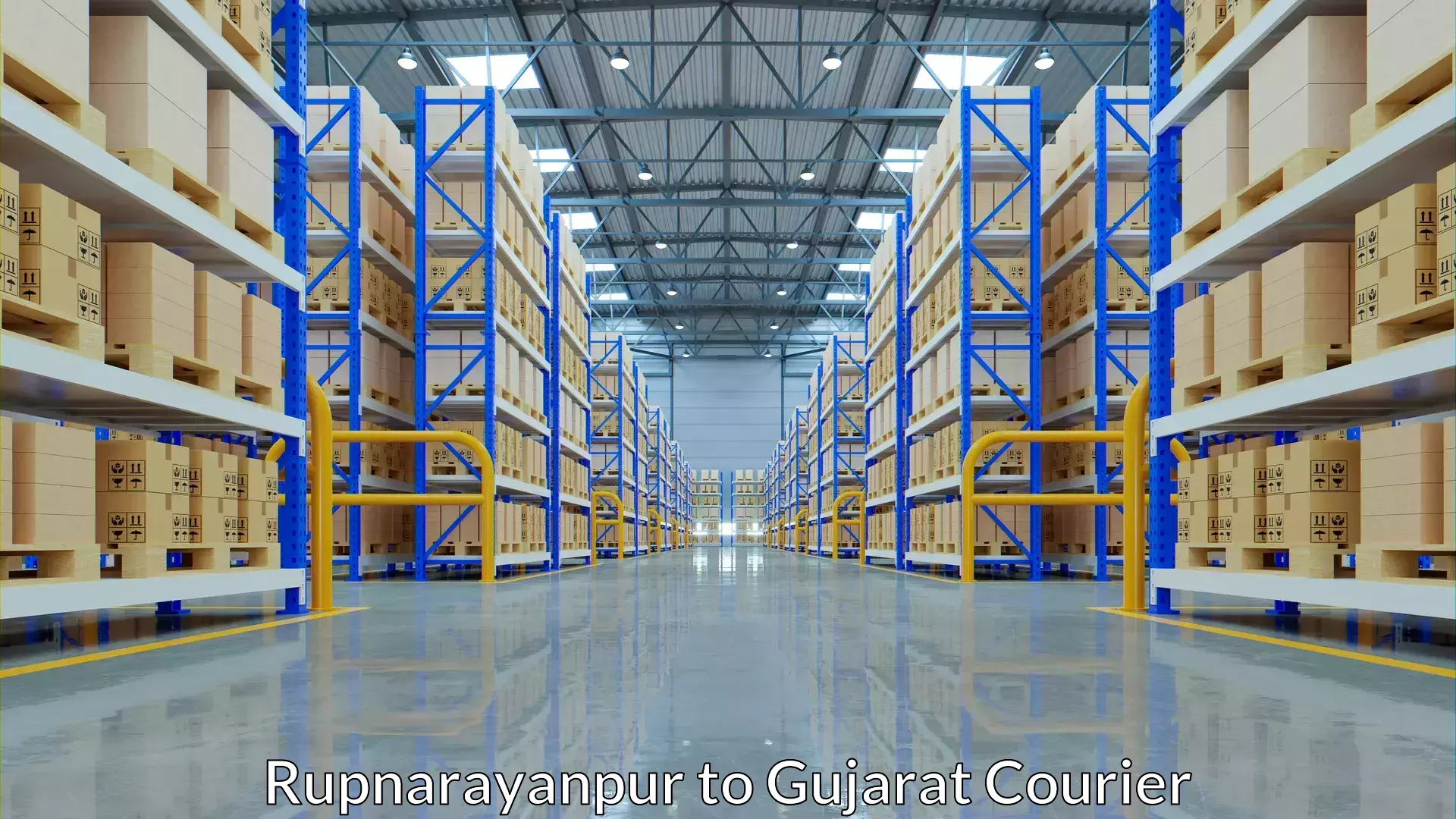 Dynamic parcel delivery Rupnarayanpur to Ambaji