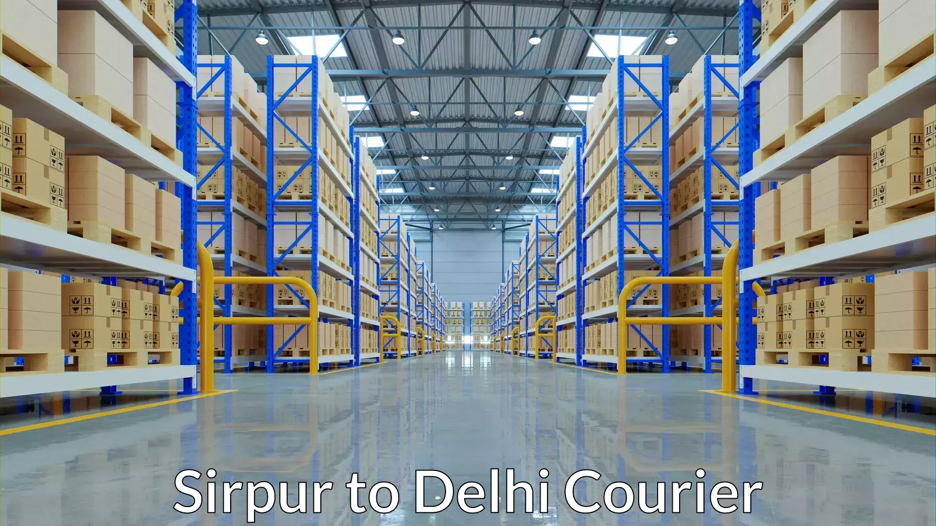 Fastest parcel delivery Sirpur to Delhi