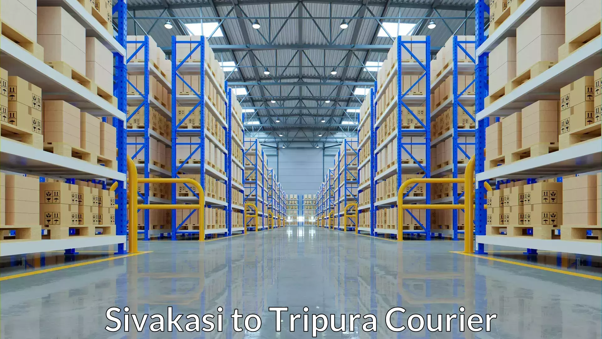 Optimized shipping services Sivakasi to Tripura