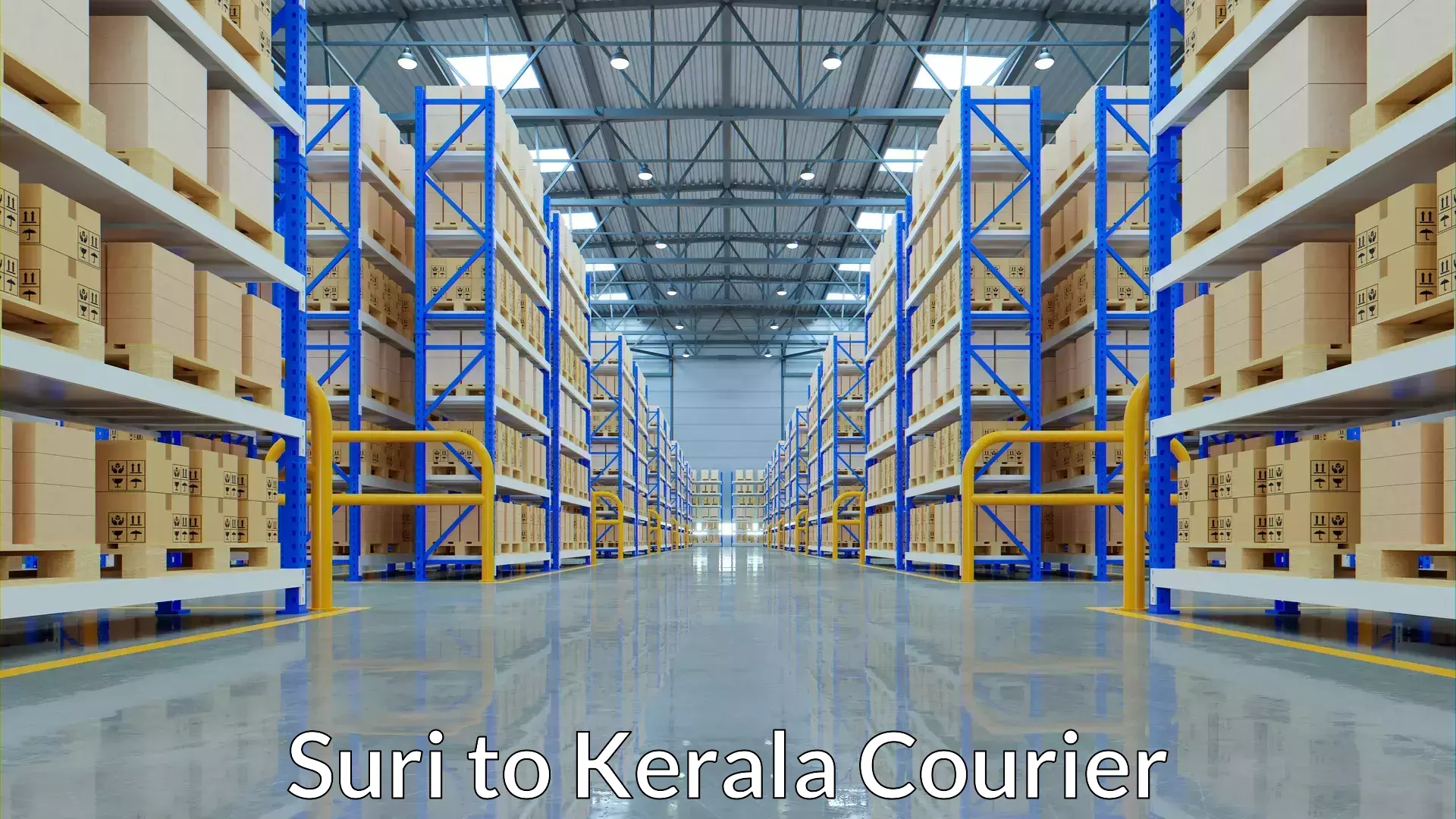 High value parcel delivery Suri to Kunnamkulam