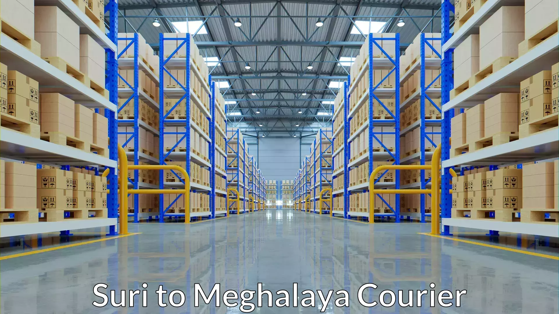 Courier rate comparison Suri to NIT Meghalaya