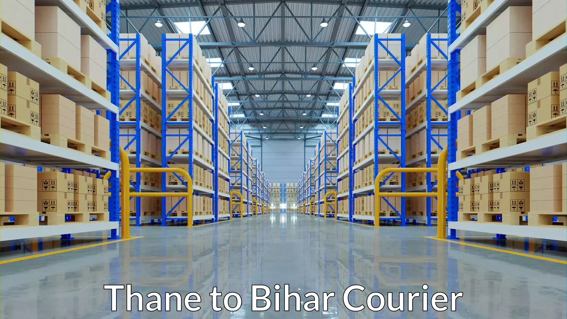 Courier membership Thane to West Champaran