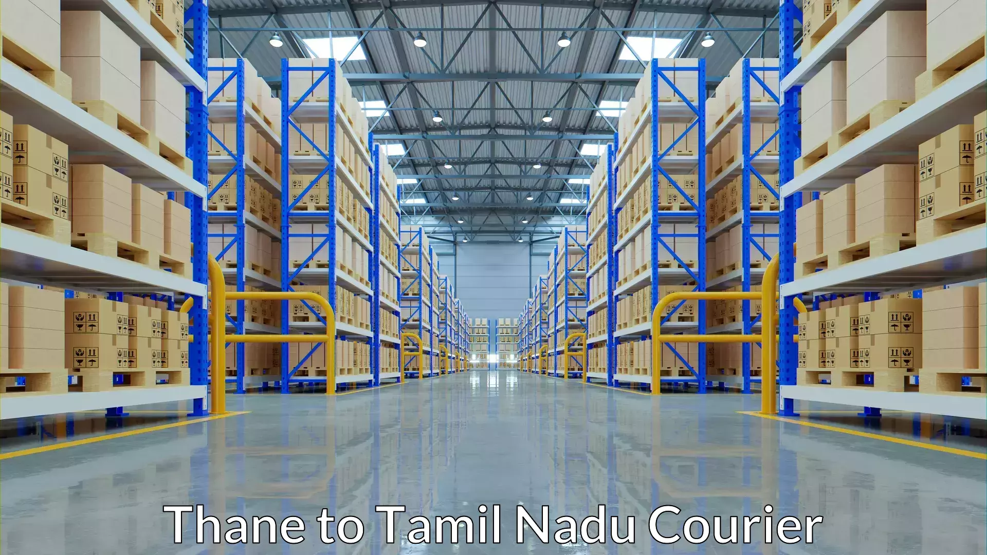 State-of-the-art courier technology Thane to Gujiliamparai