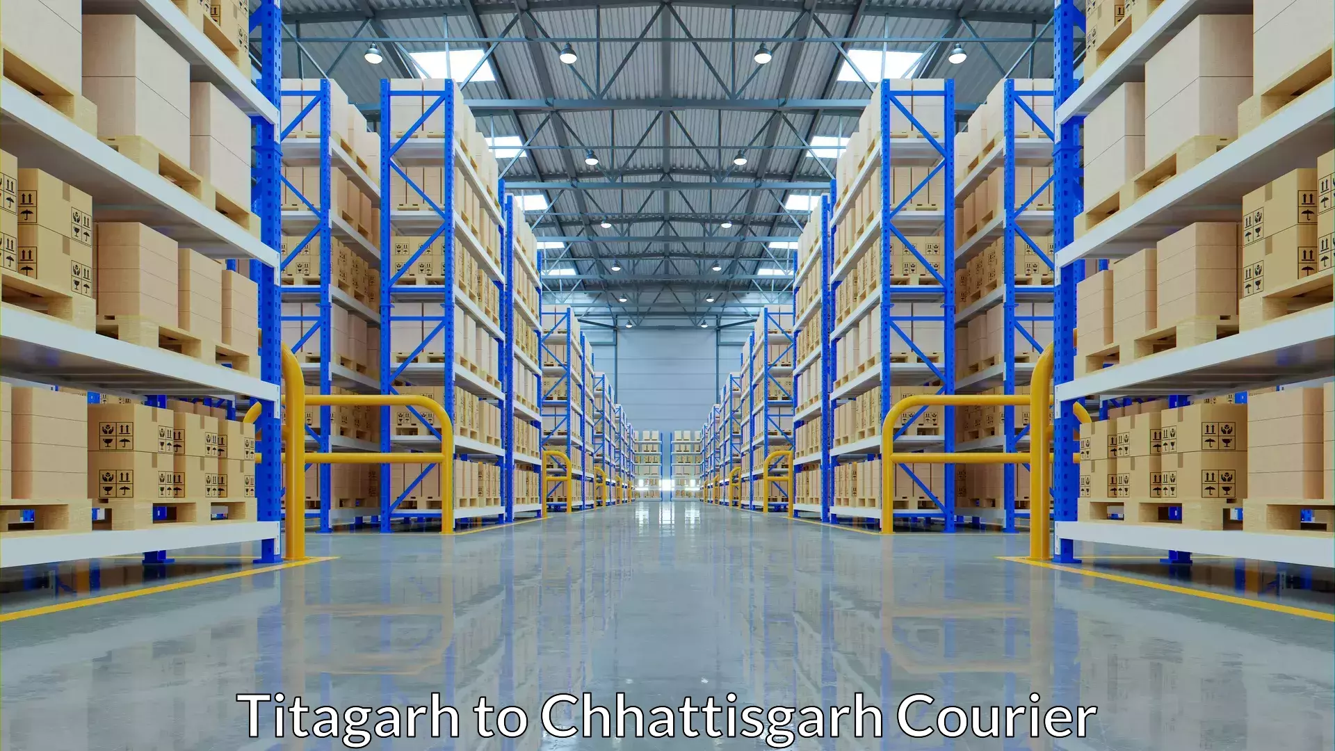 Local courier options Titagarh to Patna Chhattisgarh