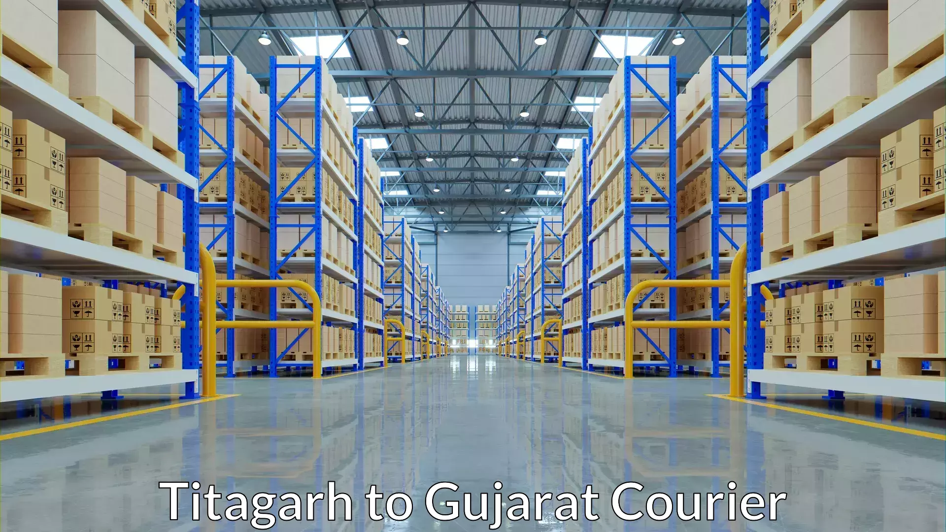 Courier membership Titagarh to Chikhli