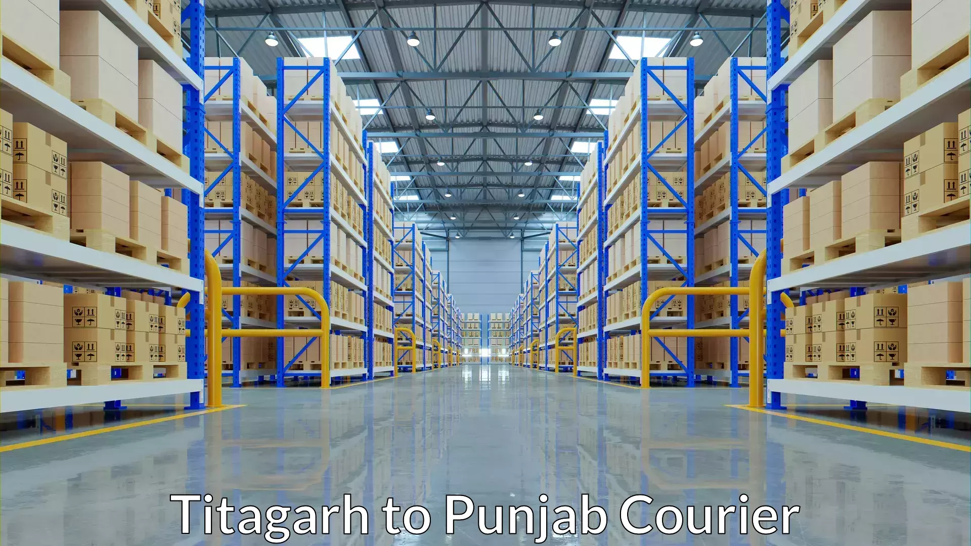 Online shipping calculator Titagarh to Dera Bassi