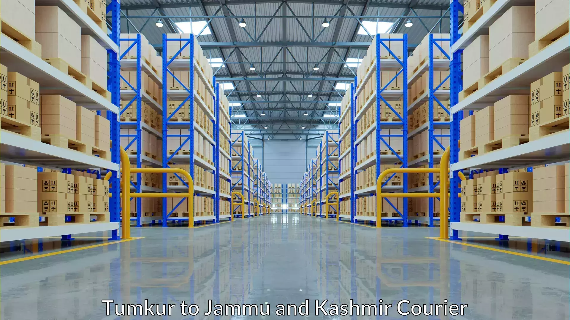 24/7 shipping services Tumkur to Jammu and Kashmir