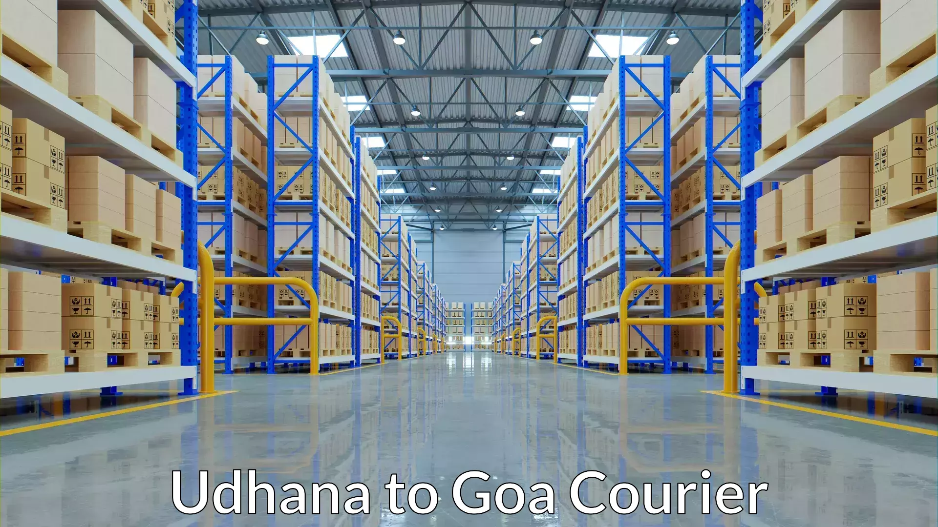 Logistics efficiency in Udhana to Ponda