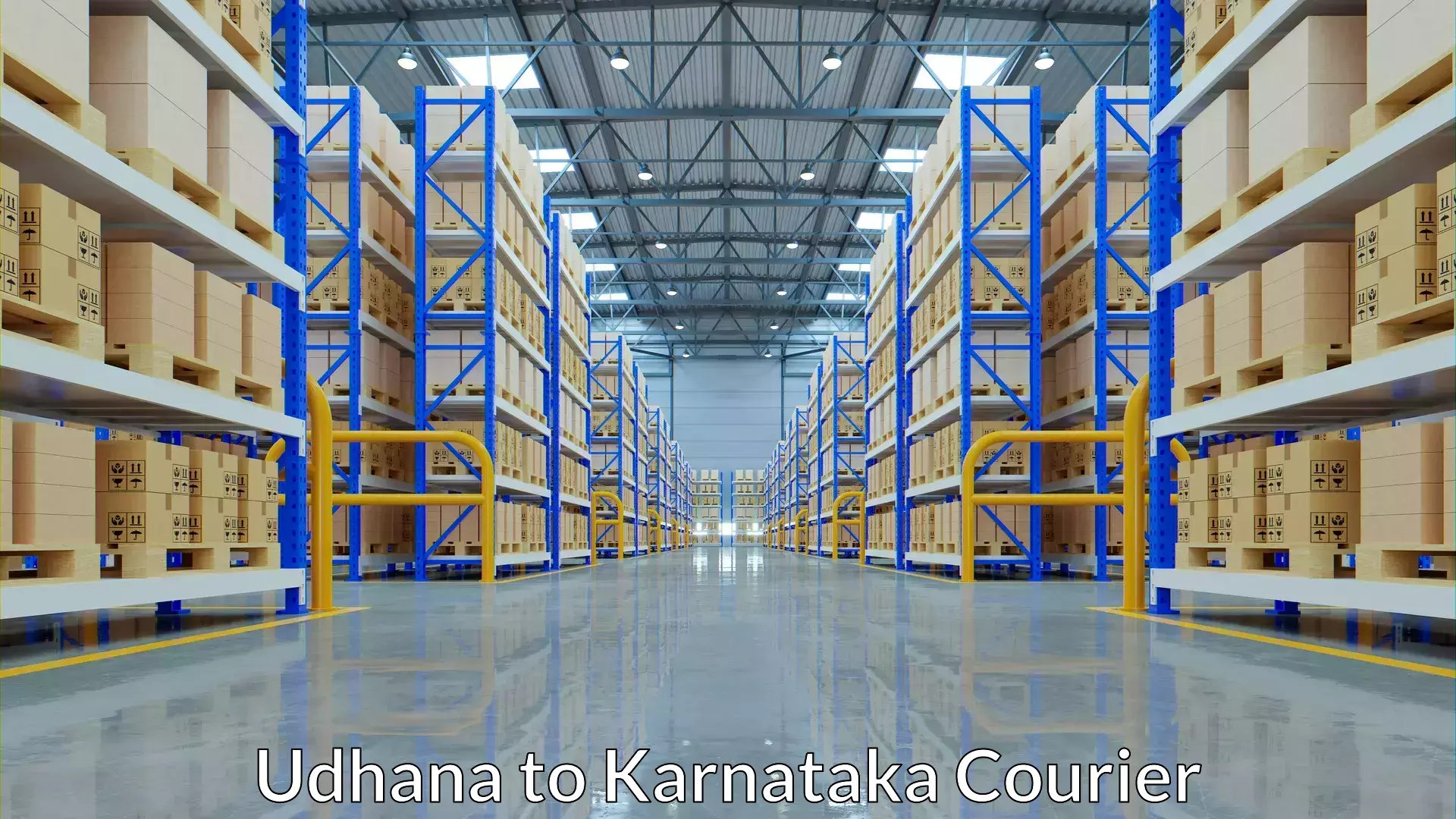 Secure shipping methods Udhana to Karnataka