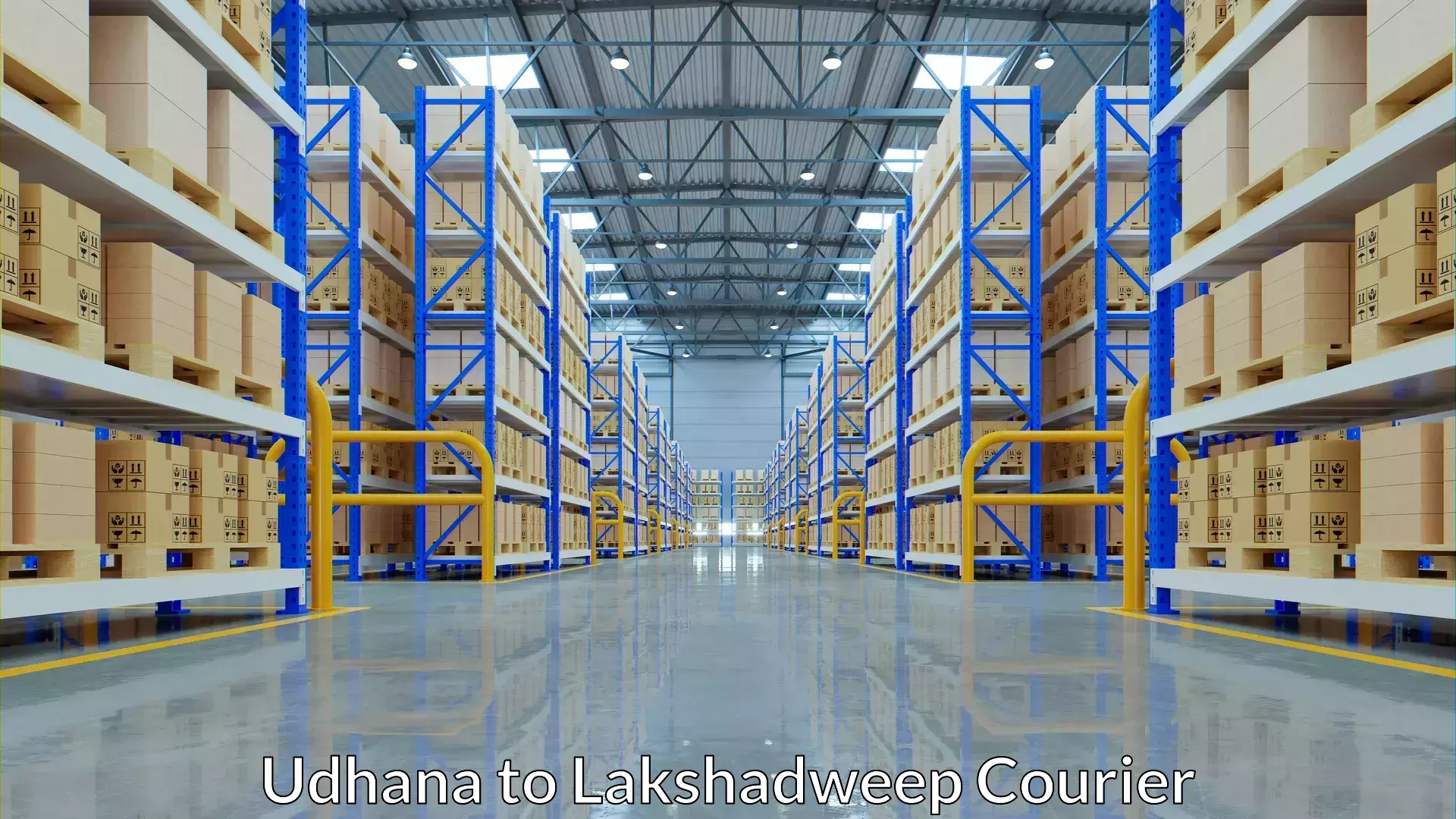 Logistics management Udhana to Lakshadweep