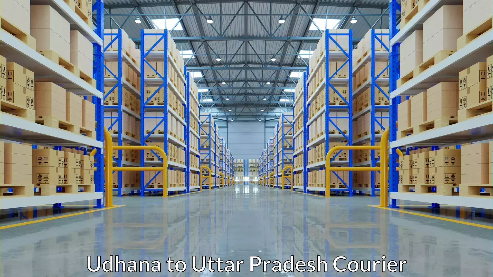 Multi-service courier options Udhana to Hardoi