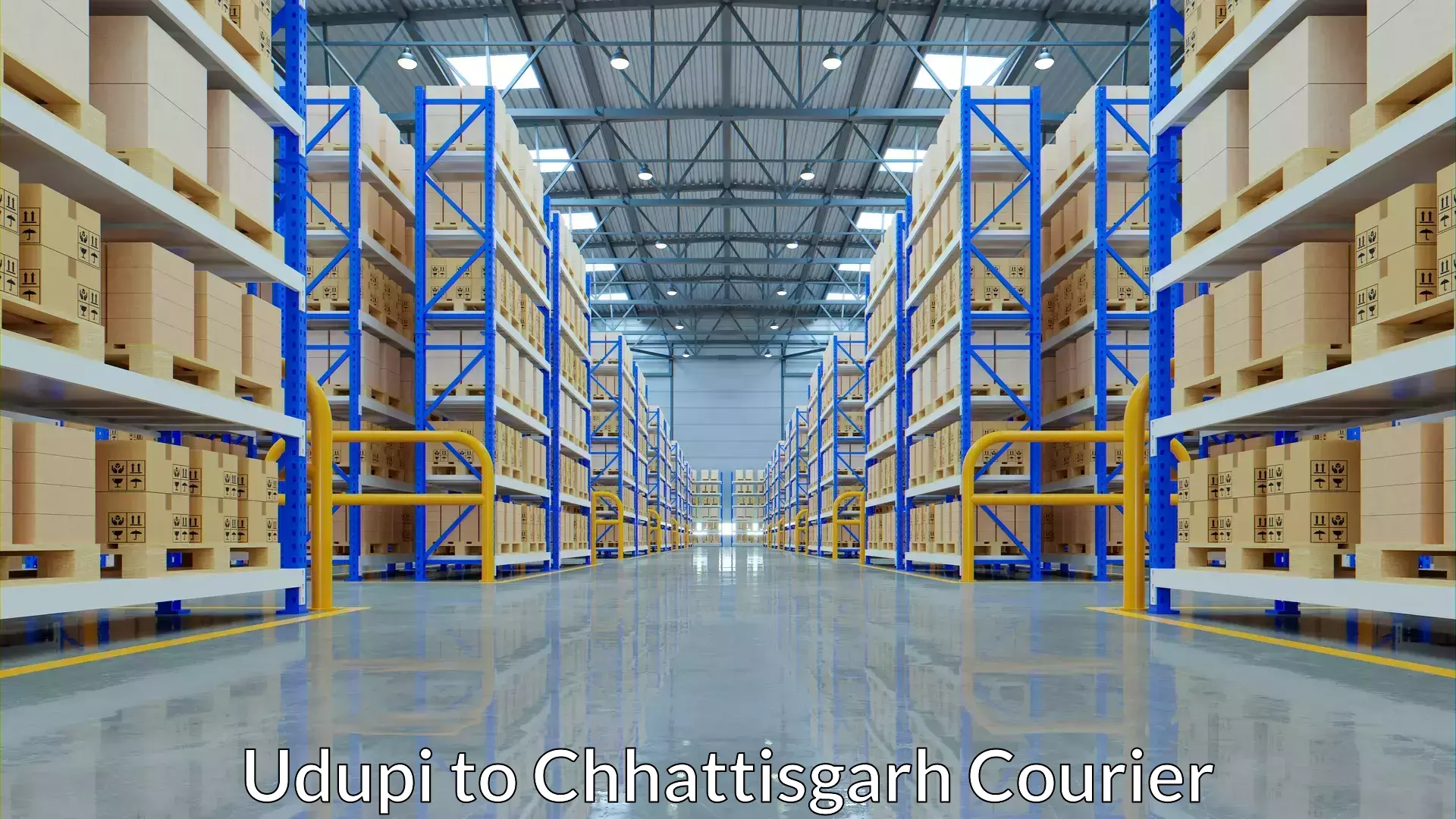 Advanced shipping logistics Udupi to Chhattisgarh