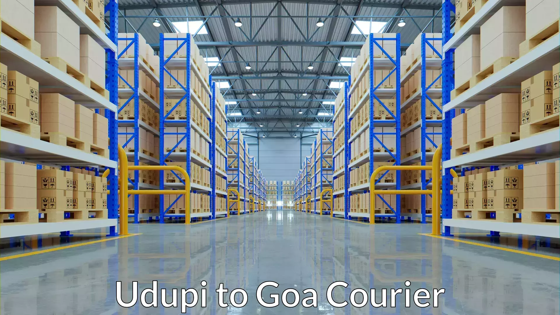 Courier insurance in Udupi to South Goa