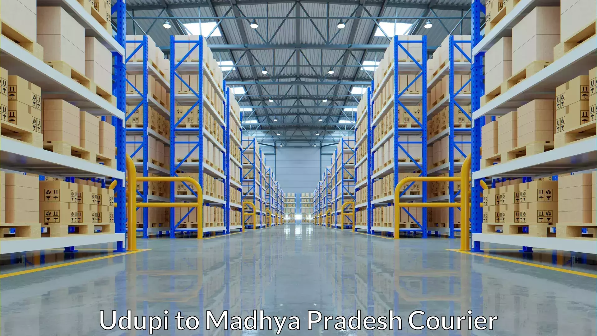 Advanced shipping network Udupi to Madhya Pradesh