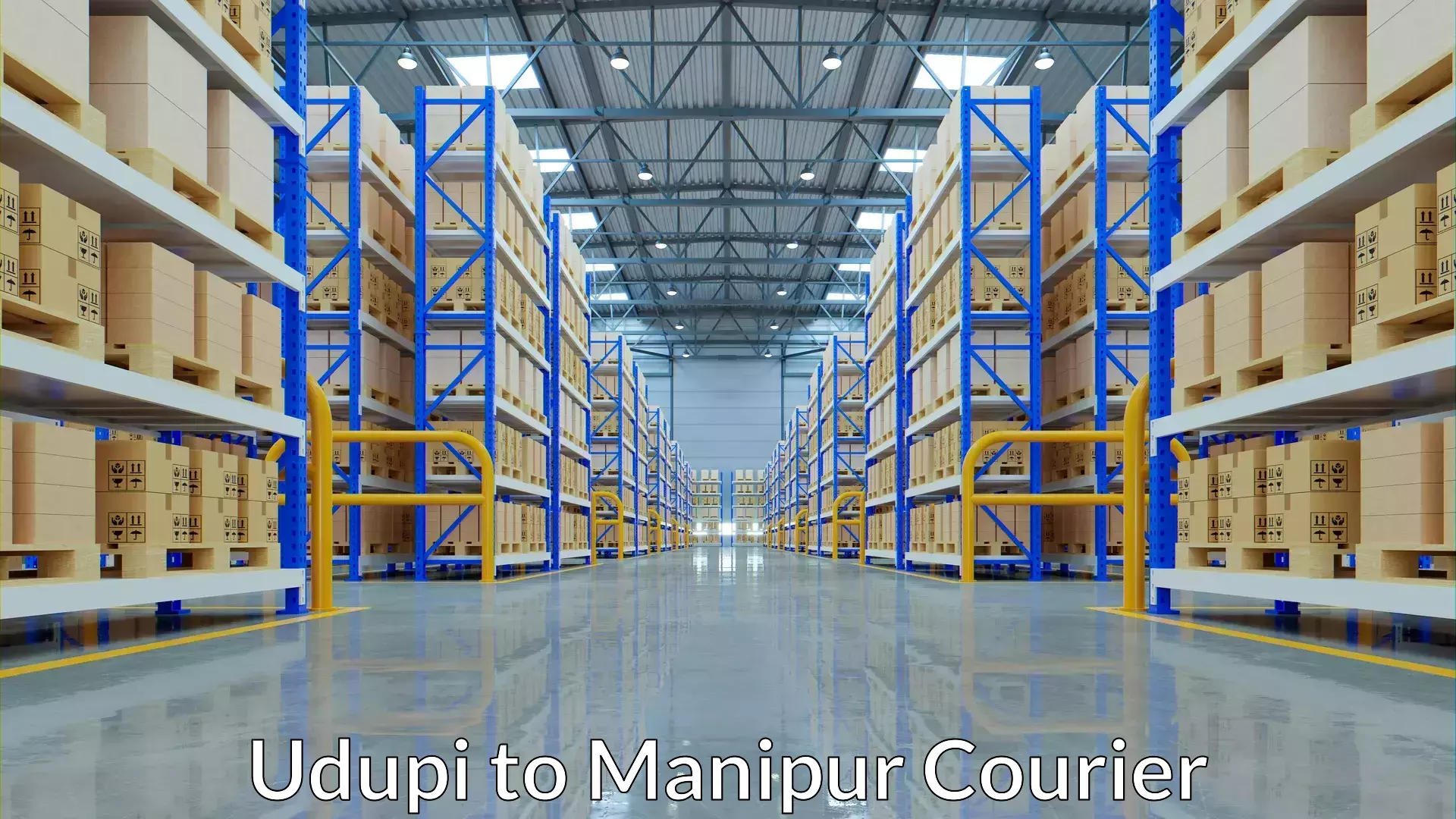 Courier rate comparison Udupi to NIT Manipur