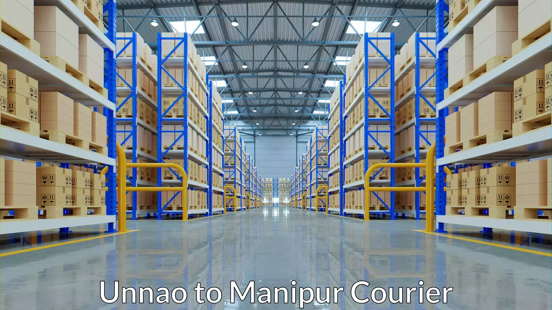 Courier app Unnao to Manipur