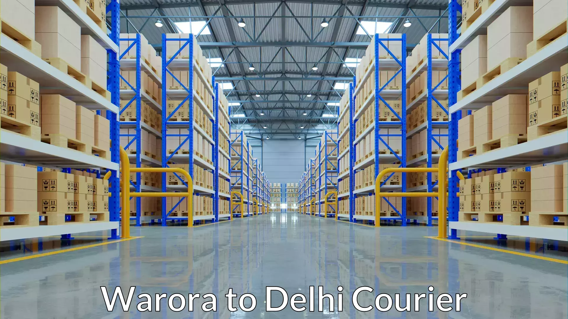 Efficient parcel tracking Warora to Delhi