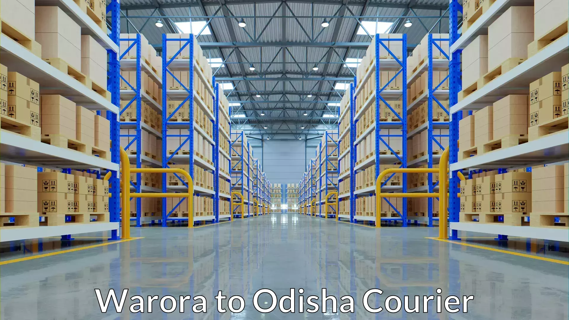 Trackable shipping service Warora to Paradip Port