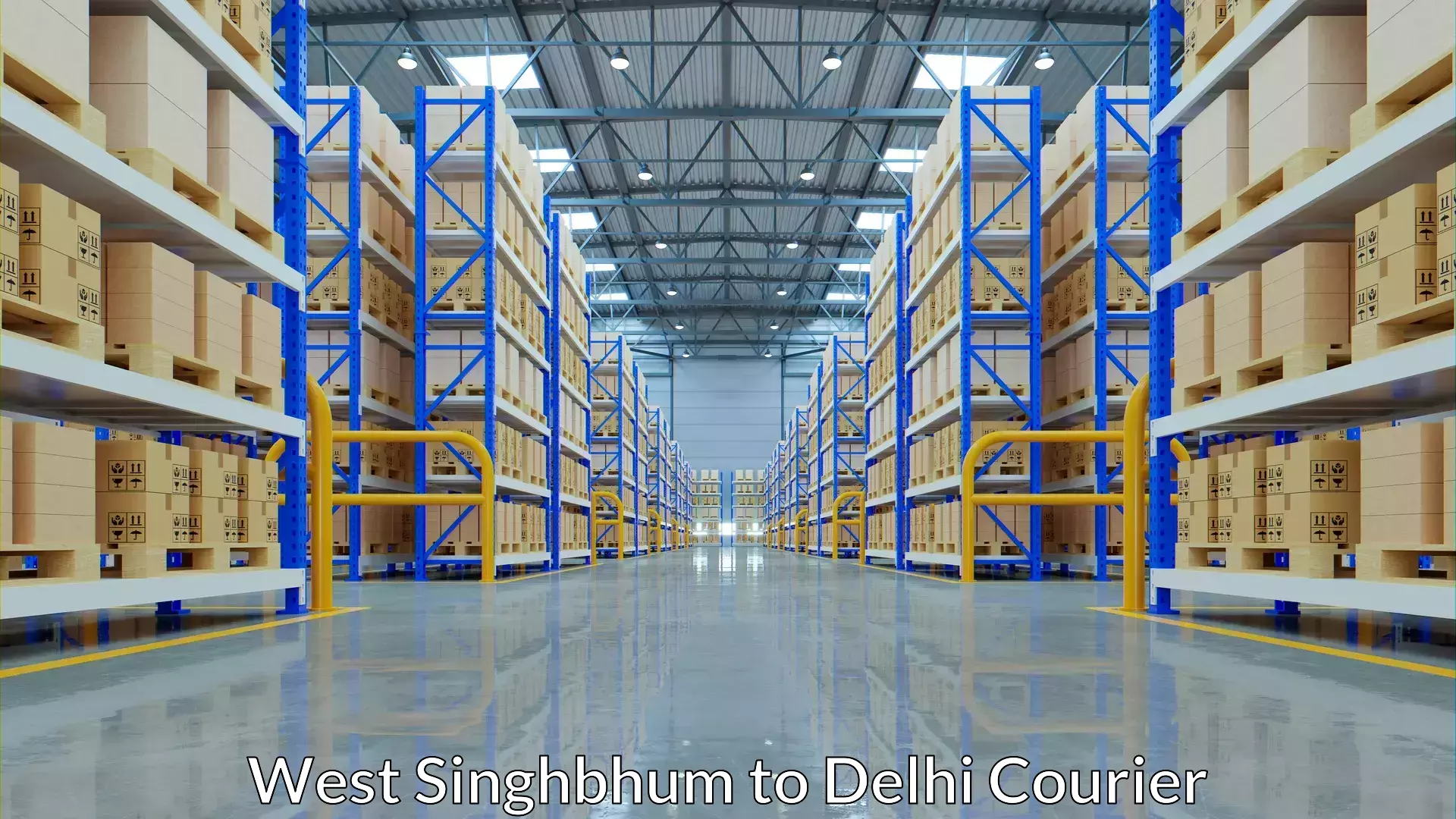 Local courier options West Singhbhum to Lodhi Road