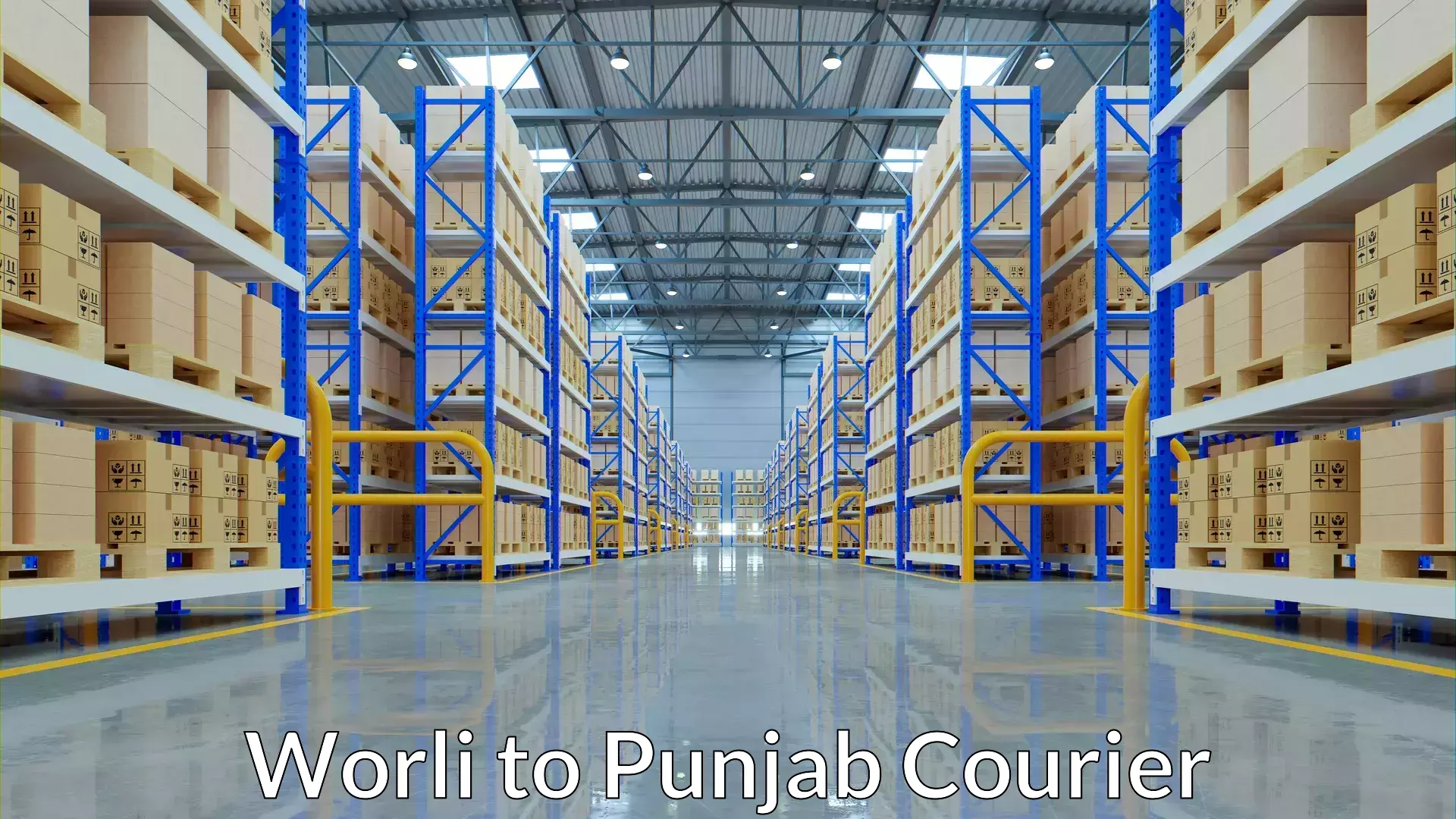 Expedited shipping methods Worli to Central University of Punjab Bathinda