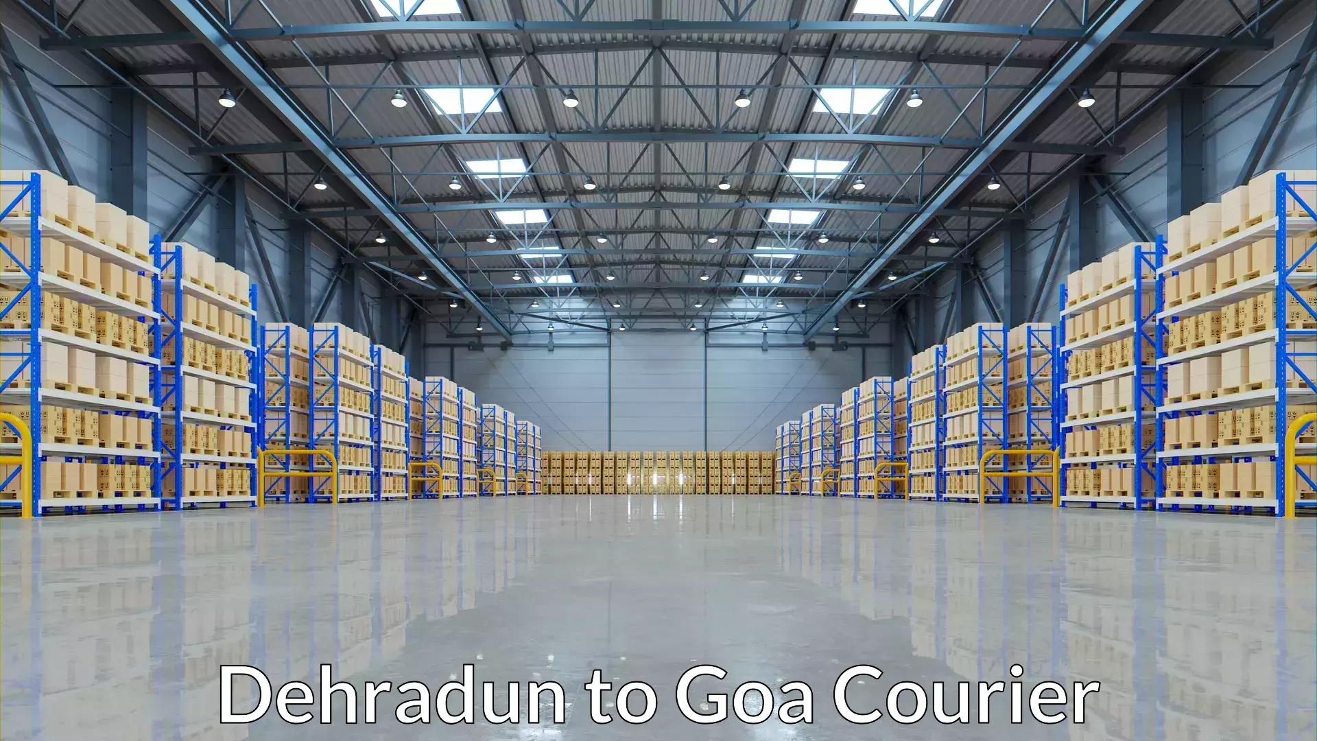 On-call courier service Dehradun to Goa