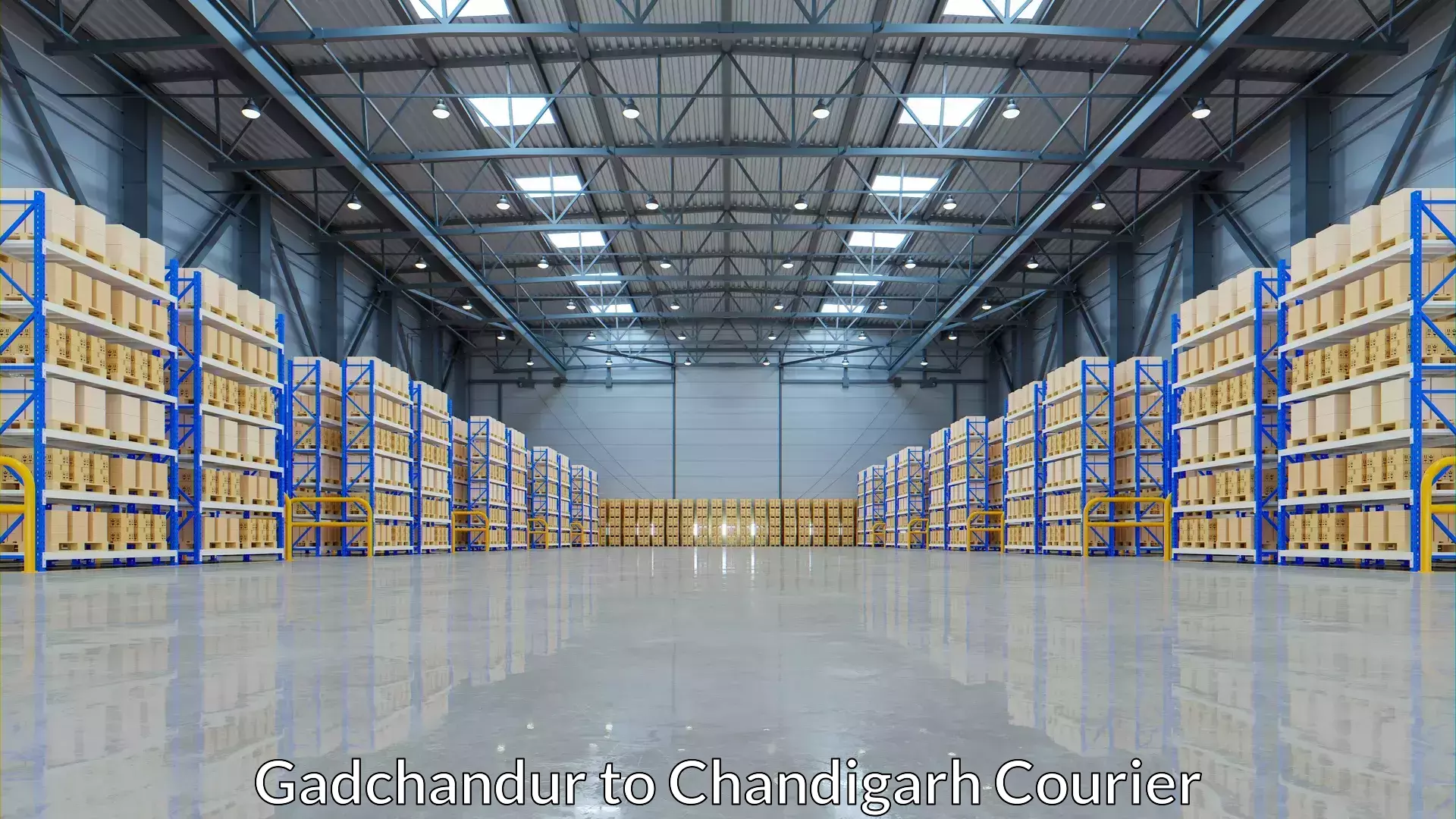 Reliable courier services Gadchandur to Chandigarh